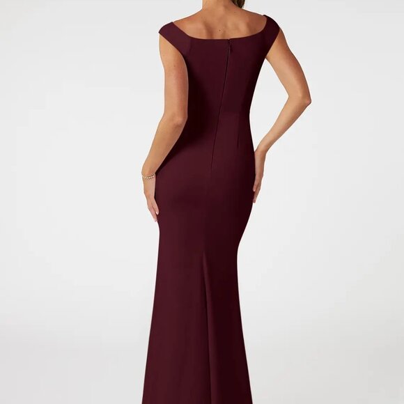 NWT Azazie Nicolina Cabernet - Picture 2 of 6